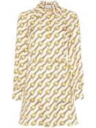 Gucci Stirrups Print Dress - White