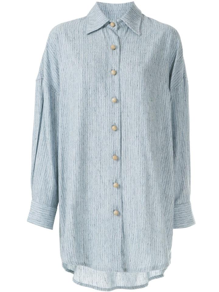 Framed Camisa Longa Brunei Framed - Blue