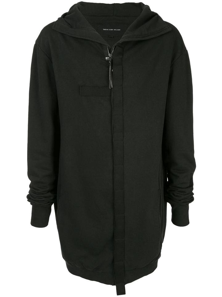 Tobias Birk Nielsen Long Zipped Hoodie - Black