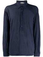 Giorgio Armani Pre-owned 1990's Longsleeved Polo Shirt - Blue