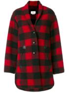 Isabel Marant Étoile - Gino Oversize Coat - Women - Cotton/polyester/virgin Wool/other Fibers - 38, Red, Cotton/polyester/virgin Wool/other Fibers
