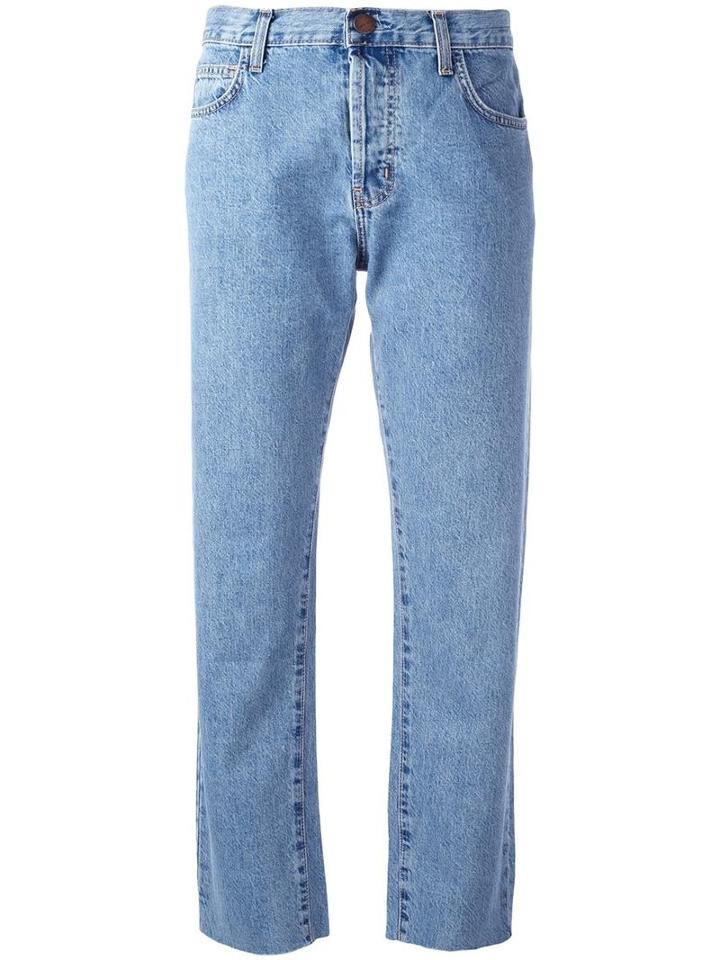 Current/elliott 'the Original Straight' Jeans, Women's, Size: 28, Blue, Cotton/lyocell