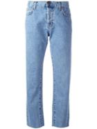 Current/elliott 'the Original Straight' Jeans, Women's, Size: 28, Blue, Cotton/lyocell