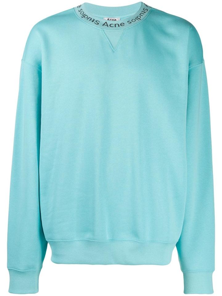 Acne Studios Knitted Collar Jumper - Blue