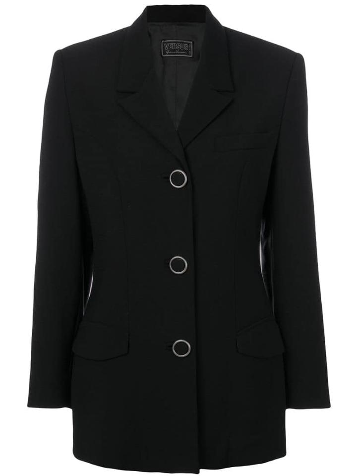 Versace Pre-owned Single Breasted Jacket - Black