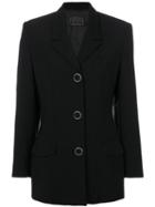 Versace Pre-owned Single Breasted Jacket - Black