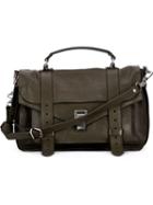 Proenza Schouler Medium Ps1 Satchel, Women's, Green, Leather
