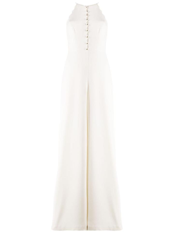 Zimmermann Scallop Edge Jumpsuit - White