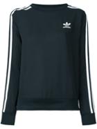 Adidas Originals Striped Sweatshirt, Women's, Size: 44, Black, Polyester