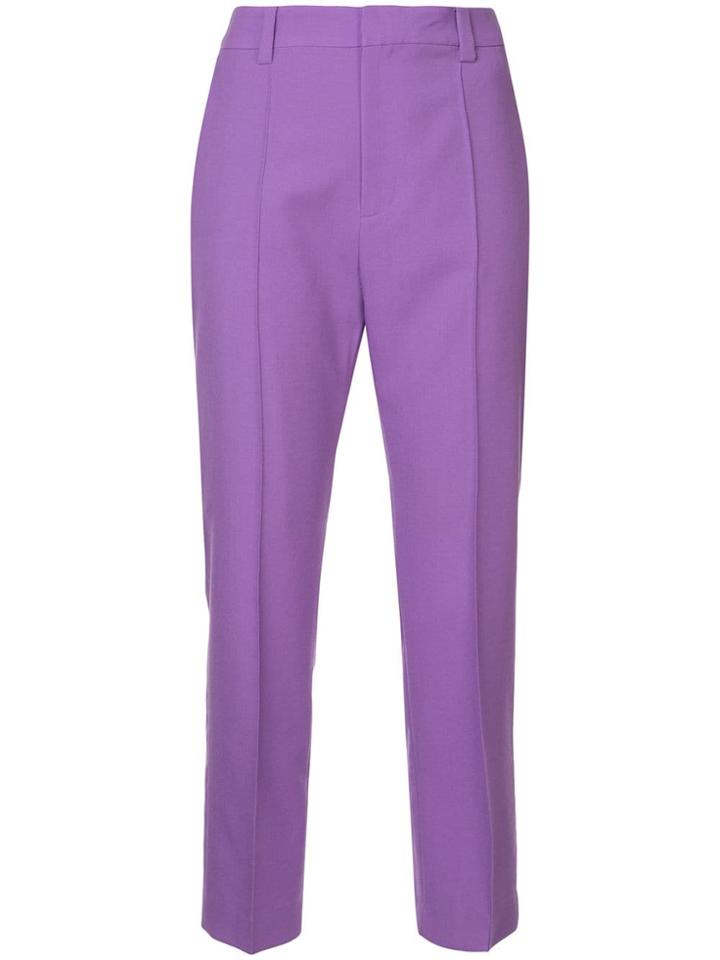 Le Ciel Bleu Cigarette Pants - Purple