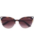 Vogue Eyewear - 'vo5137s' Sunglasses - Women - Acetate - One Size, Brown, Acetate