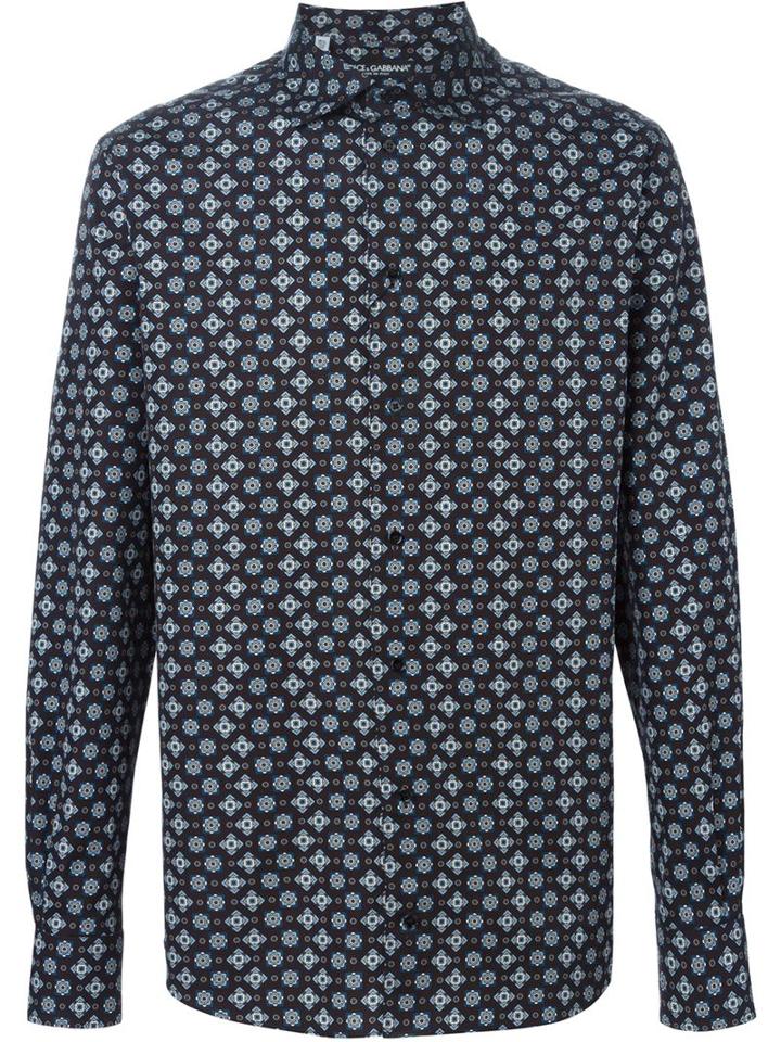 Dolce & Gabbana Geometric Print Shirt