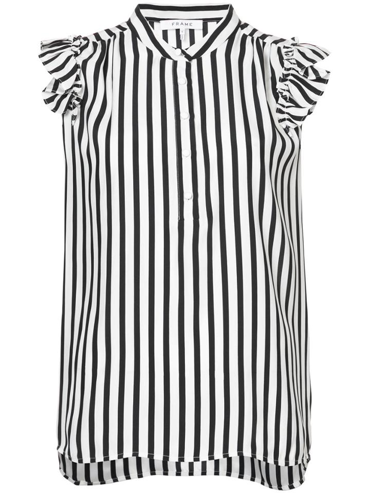 Frame Denim Striped Shirt - Black