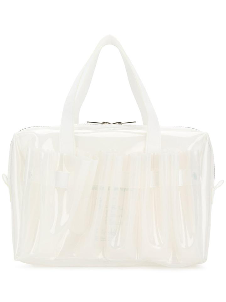 Comme Des Garçons Noir Kei Ninomiya Casual Tote Bag - White