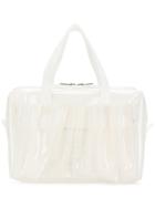Comme Des Garçons Noir Kei Ninomiya Casual Tote Bag - White