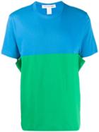 Comme Des Garçons Colour Block T-shirt - Blue