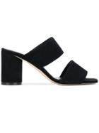Aeyde Double Strap Mules - Black