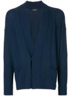 Roberto Collina Classic Fitted Cardigan - Blue