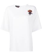 Rochas Embellished Brooch Boxy Top