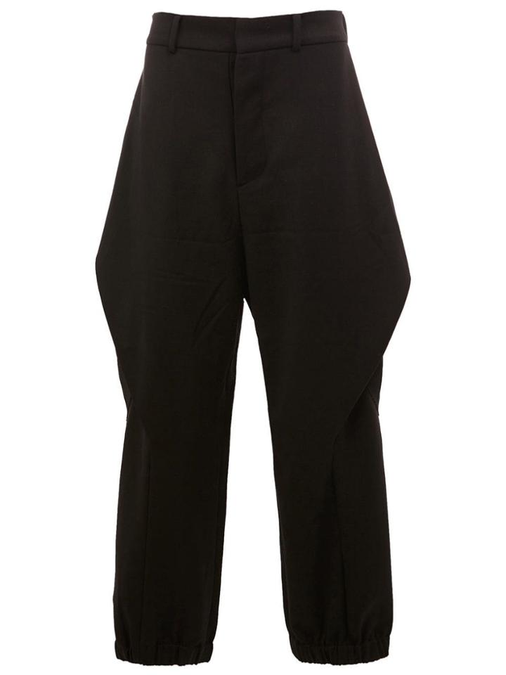 Moohong Riding Cut Tapered Trousers - Black
