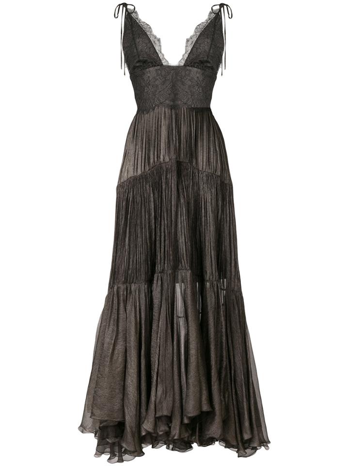 Maria Lucia Hohan Fitted Waist Dress - Brown
