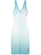 Ssheena Transparent Style Dress - Blue