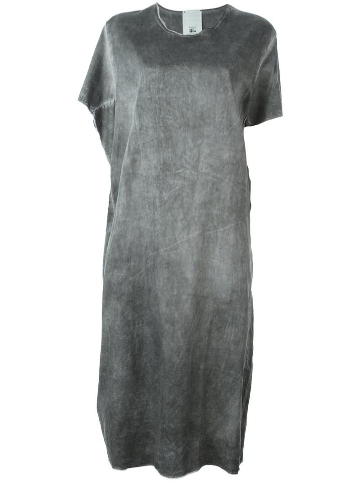 Lost & Found Rooms Draped T-shirt Dress, Women's, Size: Xs, Grey, Cotton