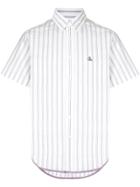 Lanvin Striped Shirt - White