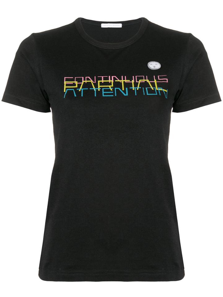 Société Anonyme Partial T-shirt - Black