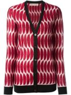 Marni Intarsia Knit V-neck Cardigan