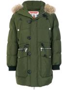 Dsquared2 Padded Military Coat - Green