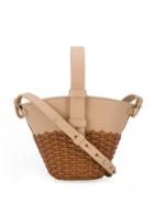 Nico Giani Woven Detail Tote Bag - Neutrals