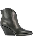 Ann Demeulemeester Western-style Ankle Boots - Black