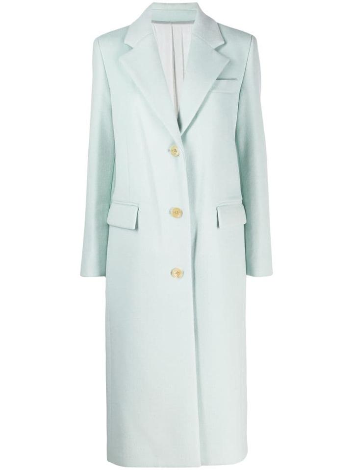Joseph Tailored Single Breasted Coat - Blue