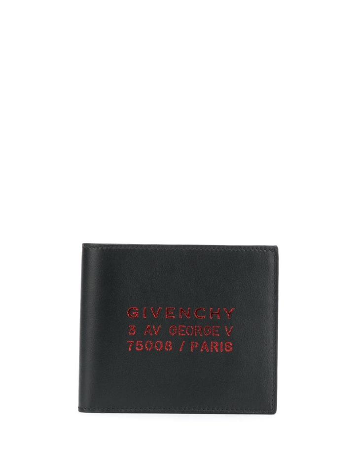 Givenchy Bi-fold Logo Wallet - Black