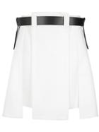 Gloria Coelho Asymmetric Belted Skirt - Unavailable