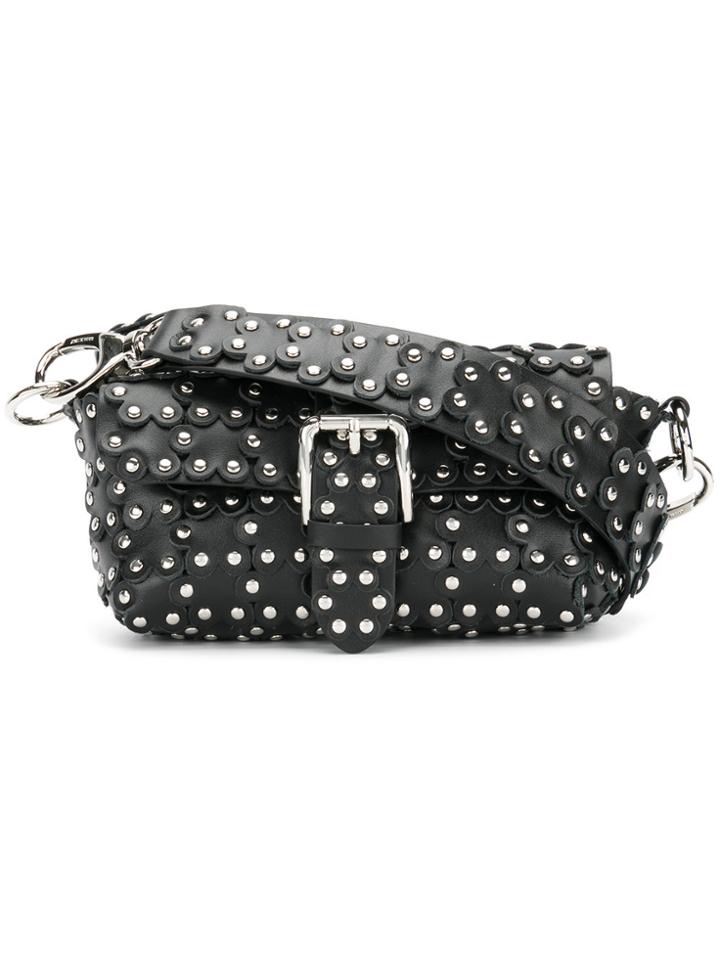 Red Valentino Floral Patchwork Cross-body Bag - Black