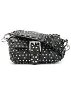 Red Valentino Floral Patchwork Cross-body Bag - Black