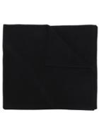 Givenchy Knit Logo Embroidered Scarf - Black