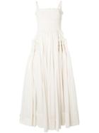 Molly Goddard Larry Long Dress - White