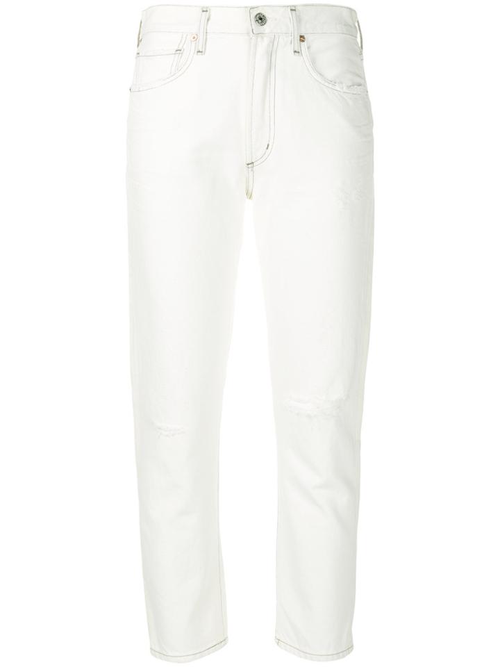 Citizens Of Humanity Dree Cropped Jeans - White