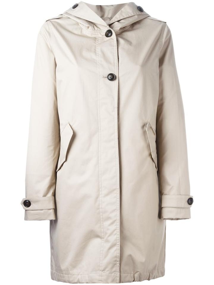 Woolrich Hooded Coat, Women's, Size: Xs, Nude/neutrals, Cotton/polyester