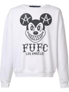 Local Authority Mickey Sweatshirt, Adult Unisex, Size: Medium, White, Cotton