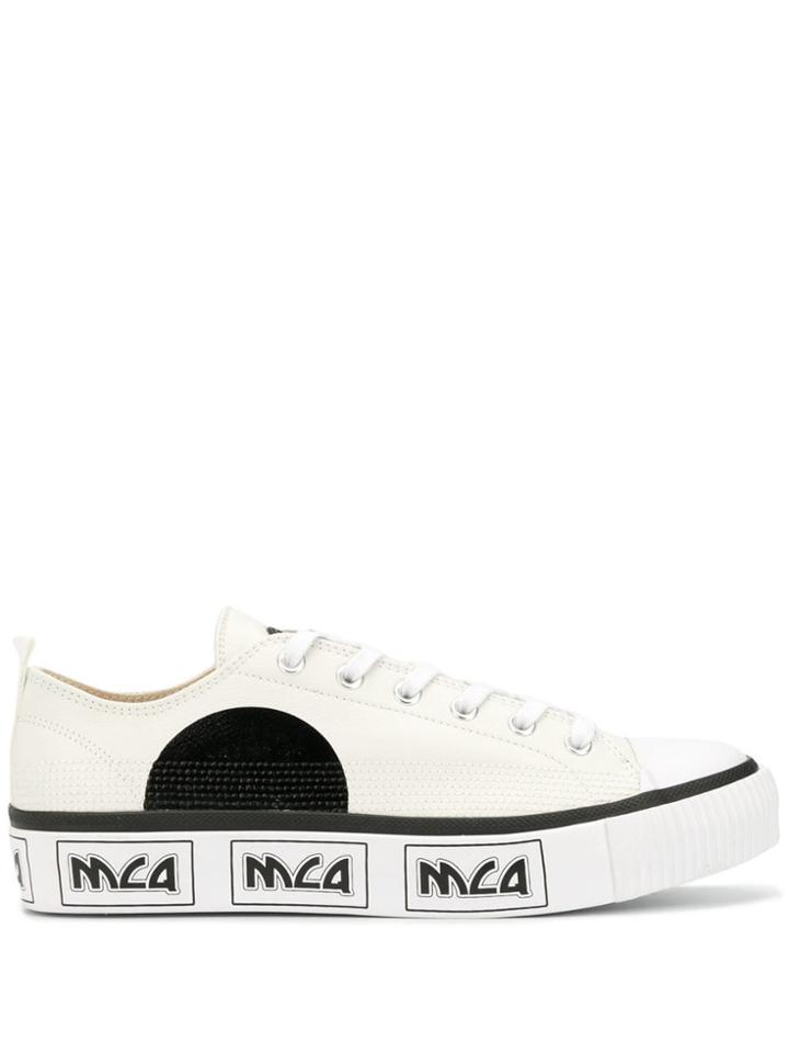 Mcq Alexander Mcqueen Logo Sole Sneakers - White
