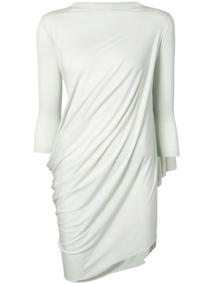 Rick Owens Lilies - Asymmetric Top - Women - Cotton/polyamide/viscose - 40, Grey, Cotton/polyamide/viscose