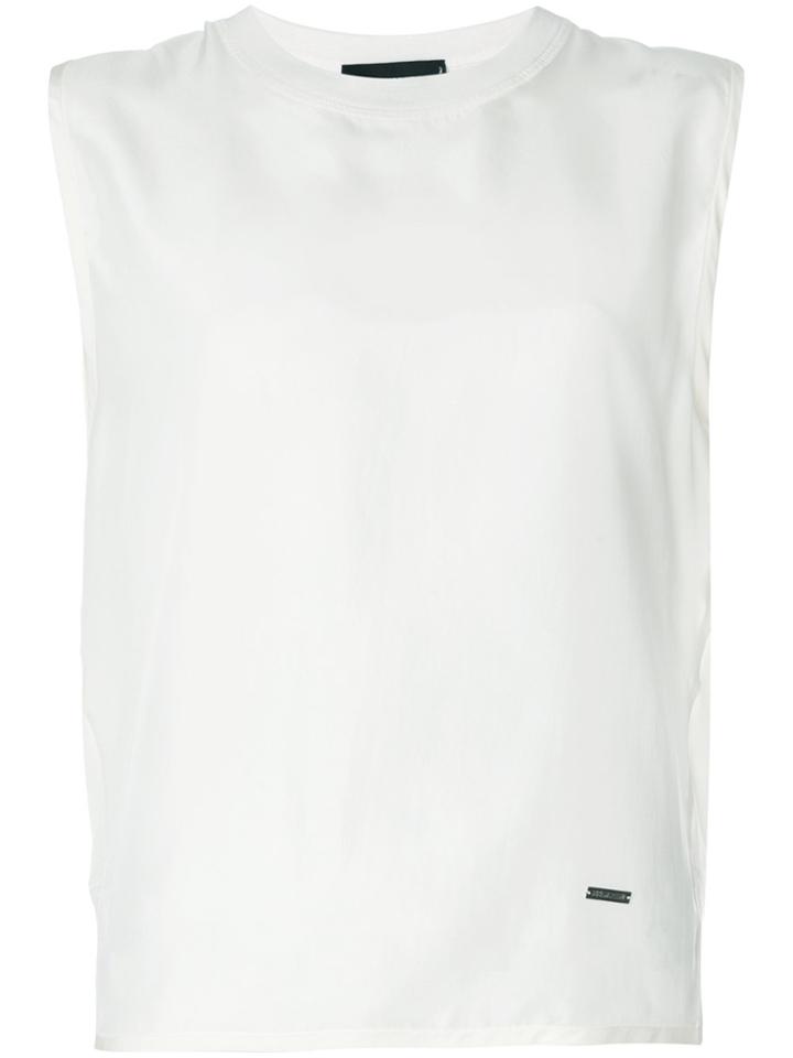 Dsquared2 Crew Neck Tank Top - White