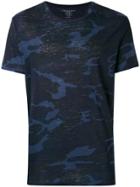 Majestic Filatures Camouflage Print T-shirt - Blue