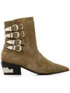 Toga Pulla Suede Ankle Boots - Neutrals