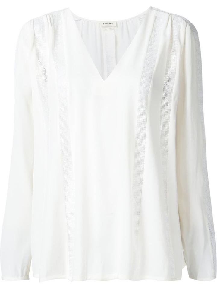L'agence V-neck Blouse