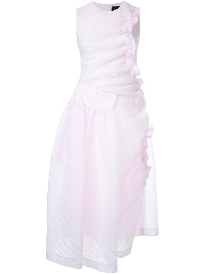 Simone Rocha Ruffled Jacquard Dress